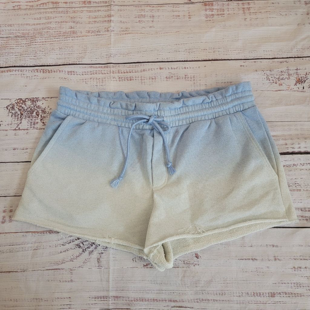 Beach Riot Lydia Short Cornflower Dip Dye Shimmer Women's Medium